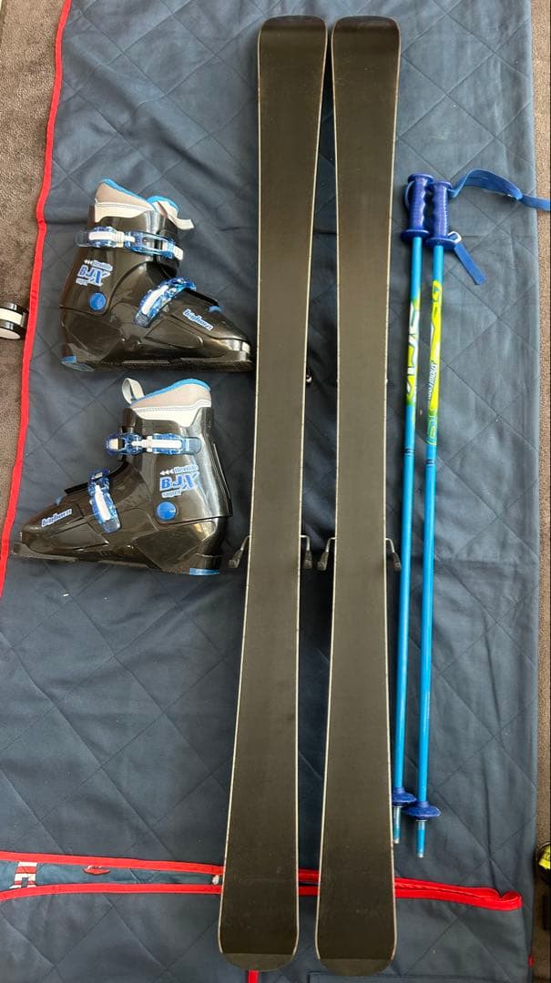 140 150 子供 スキー elan エラン セット ジュニア スキー