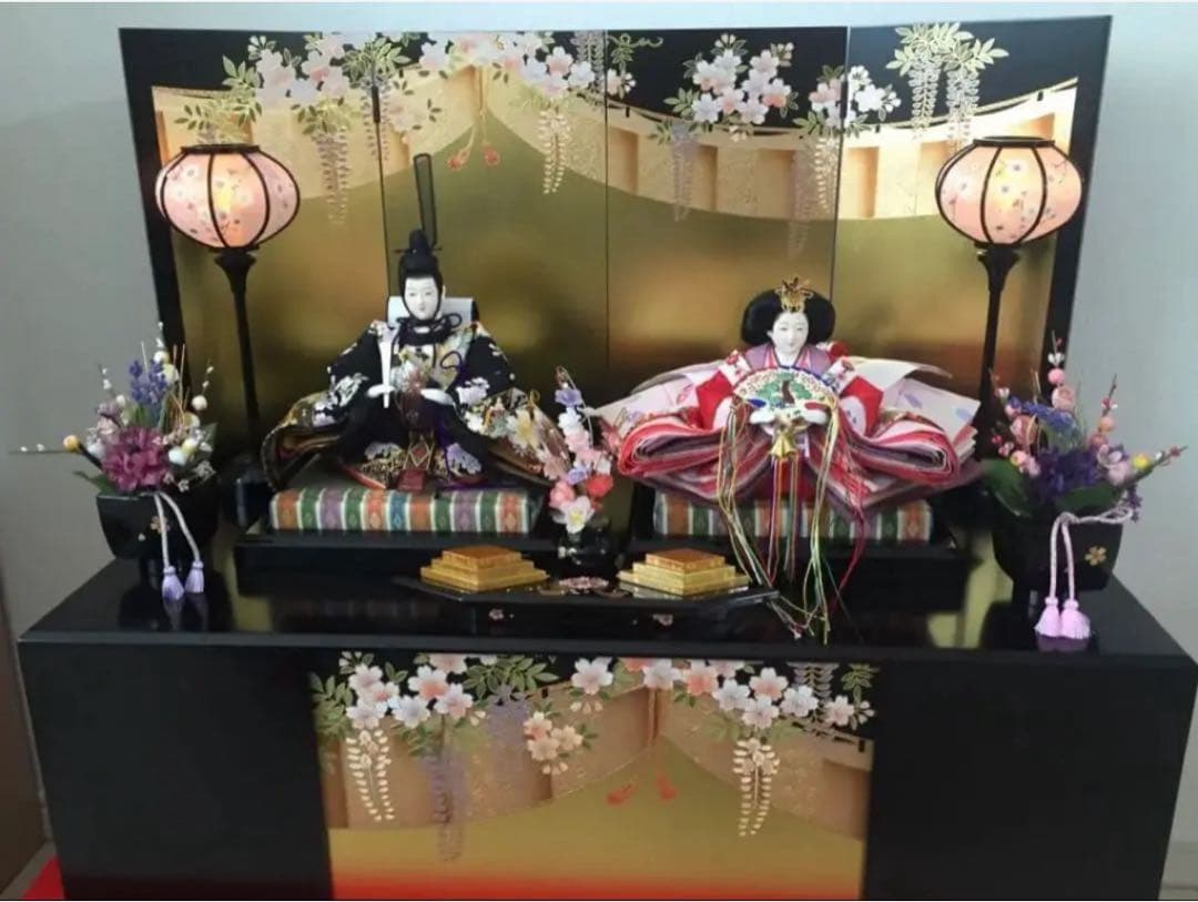 【美品】収納雛人形セット ひな祭り　収納飾り