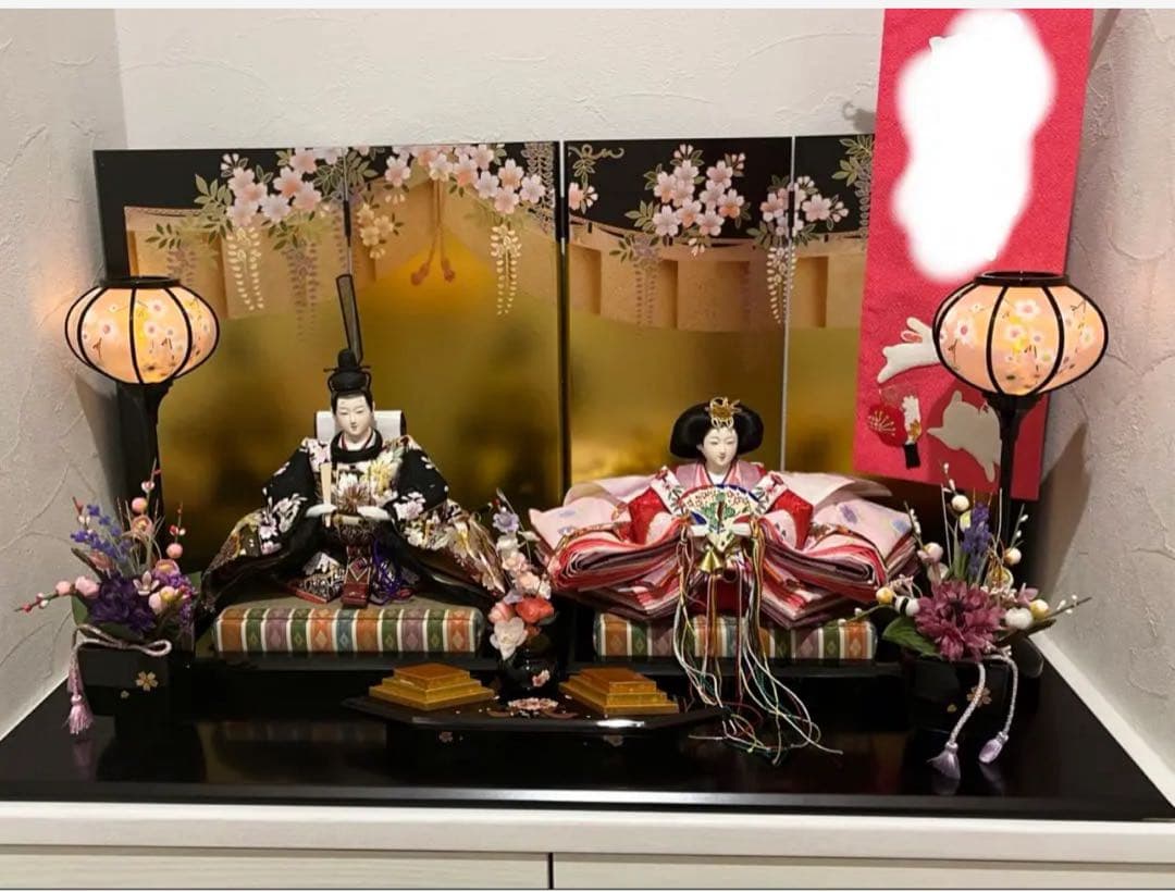 【美品】収納雛人形セット ひな祭り　収納飾り