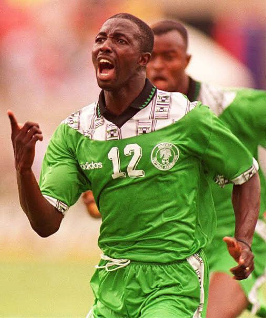 1994 W杯 ナイジェリア代表 adidas ユニフォーム　当時物　オコチャ