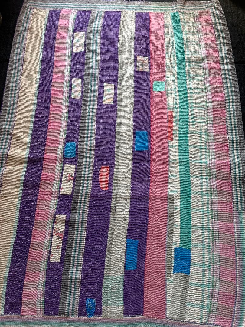 カラフルストライプラグ　wantantique