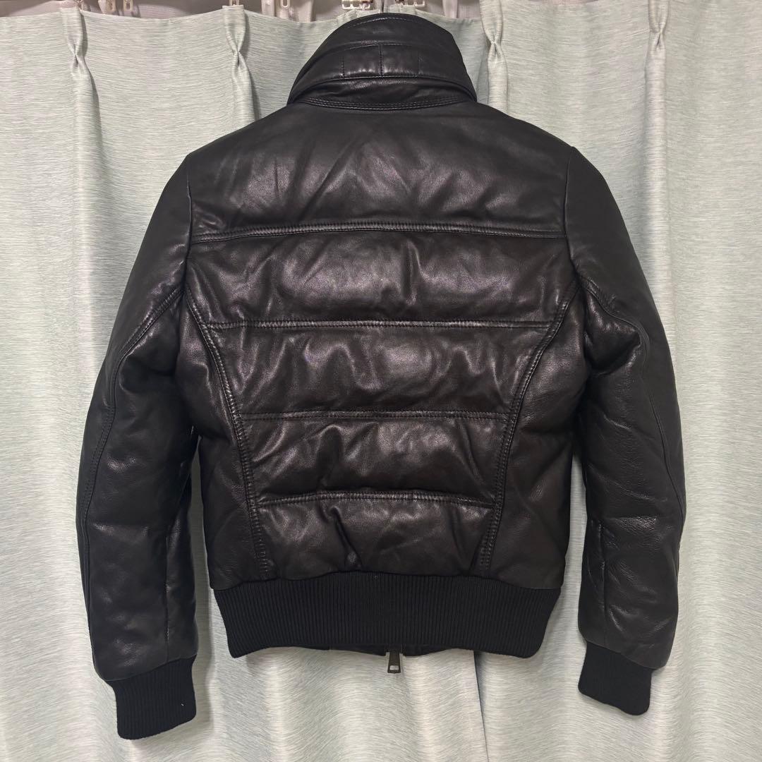 AKM 最高級　ラムレザー　ダウンジャケット　lamb leather 子羊革