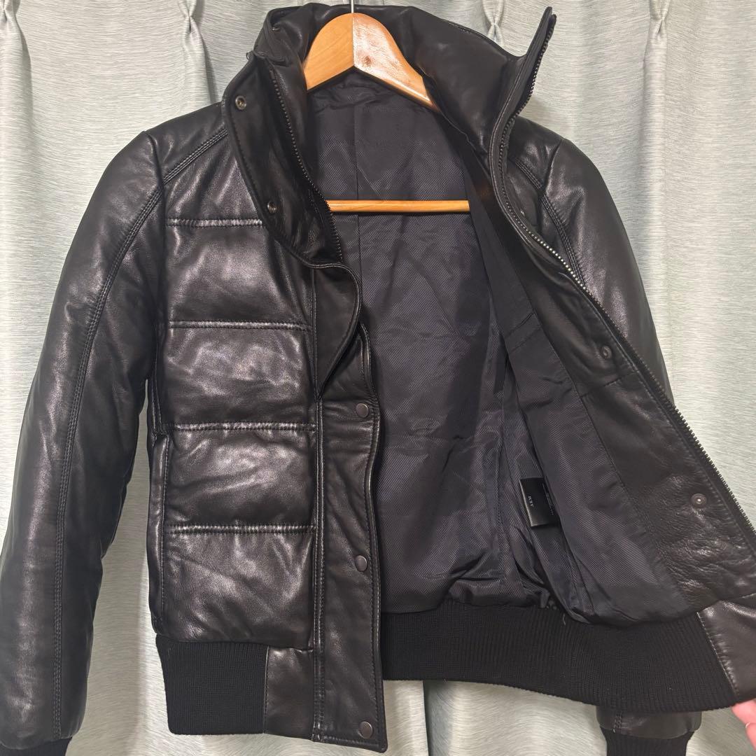 AKM 最高級　ラムレザー　ダウンジャケット　lamb leather 子羊革