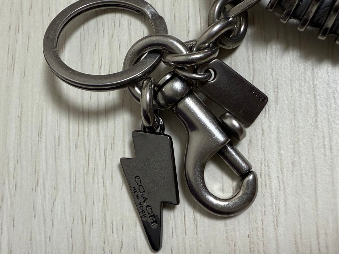 COACH 恐竜モチーフ キーホルダー