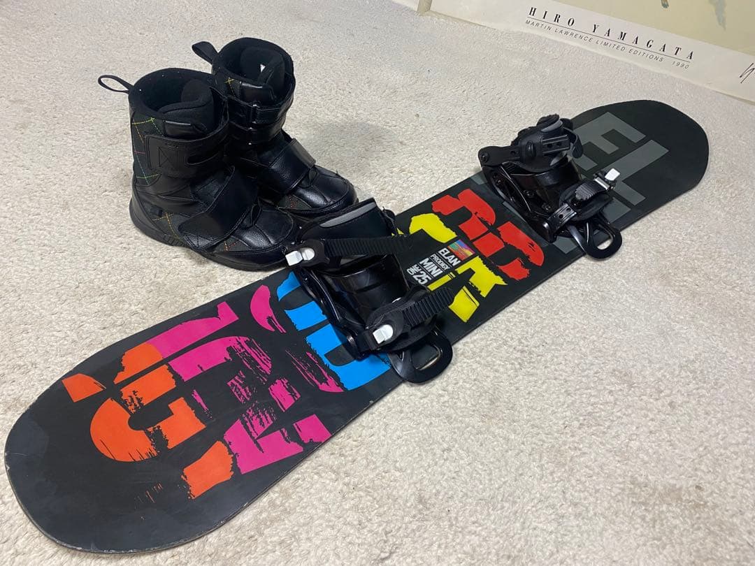 ELAN PRODIGY mini 125cmスノーボードセット21-22cm