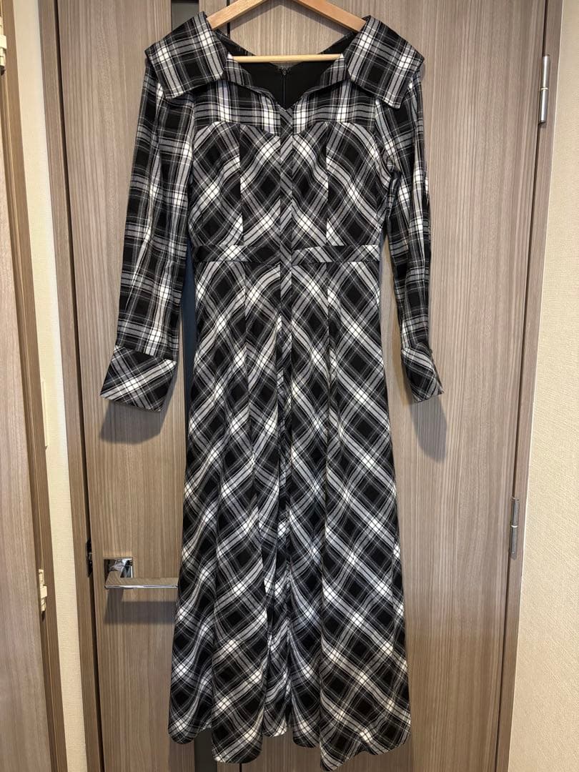 ワンピース Coutume Plaid Flare Dress