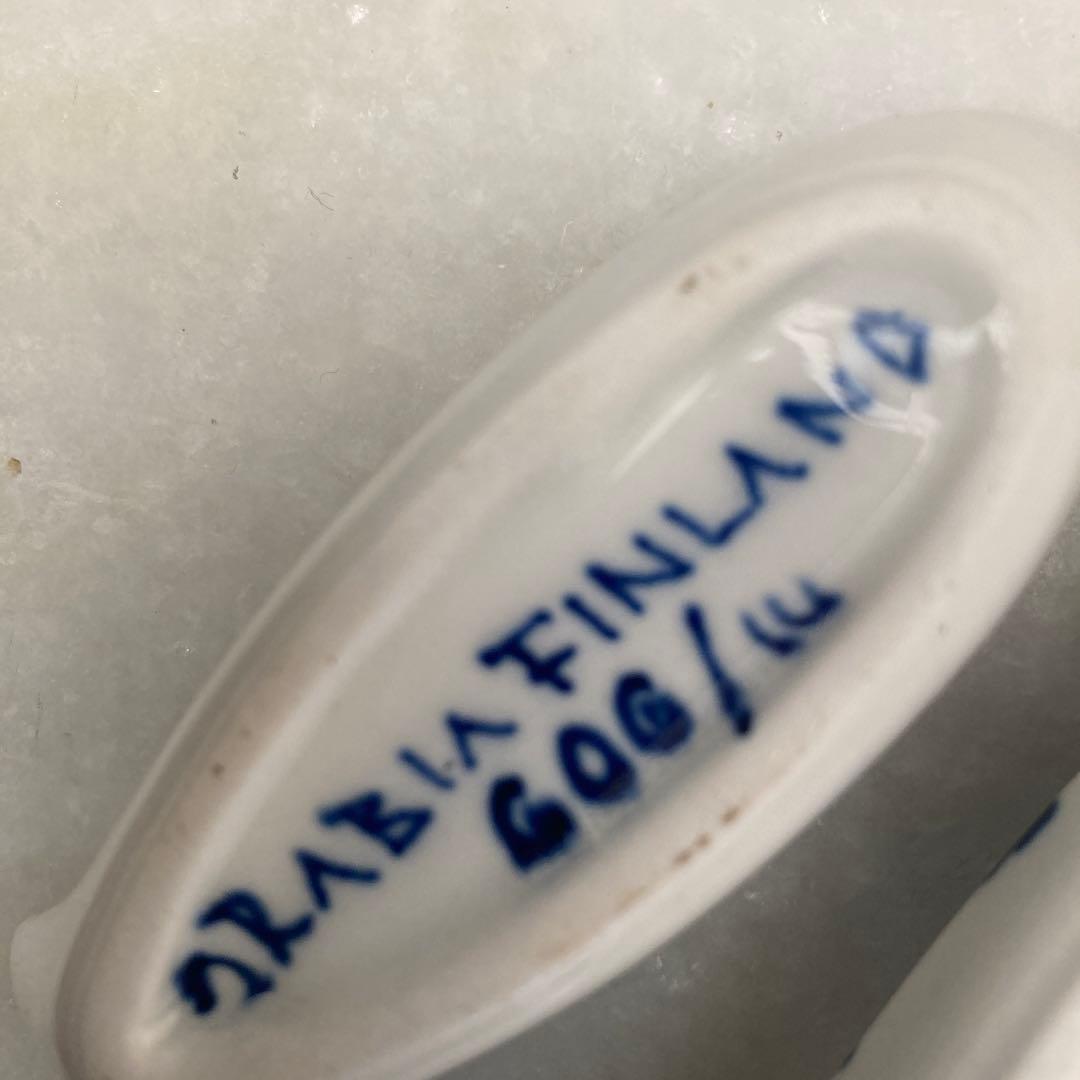 4個 ARABIA アラビア GOG 魚 fish 箸置き カトラリーレスト