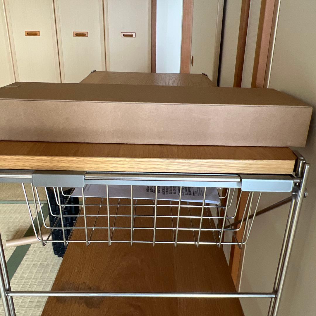 【そらいろ様】無印良品　ステンレスユニットシェルフ　ワイド