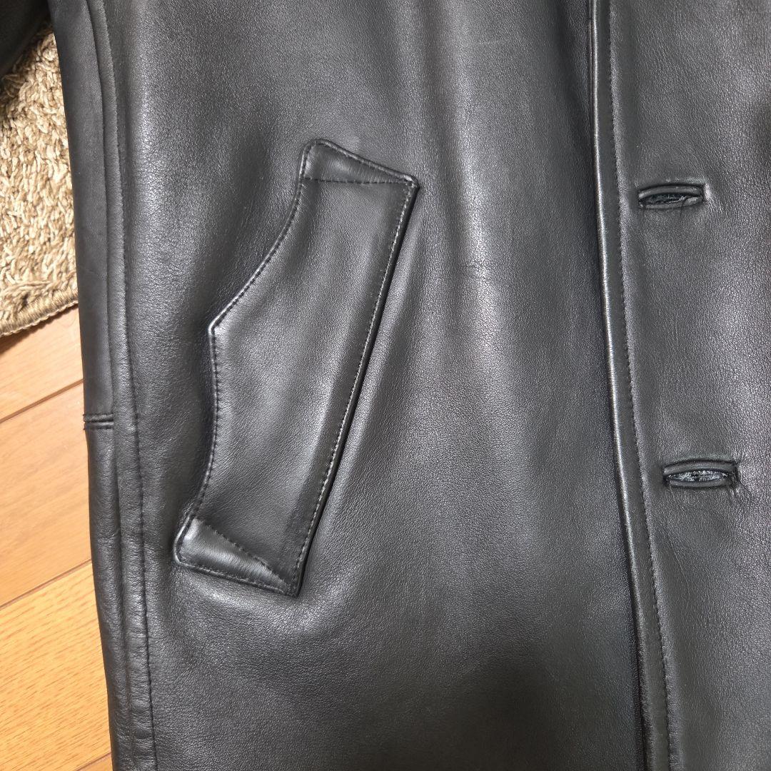 黒 レザージャケット カジュアル