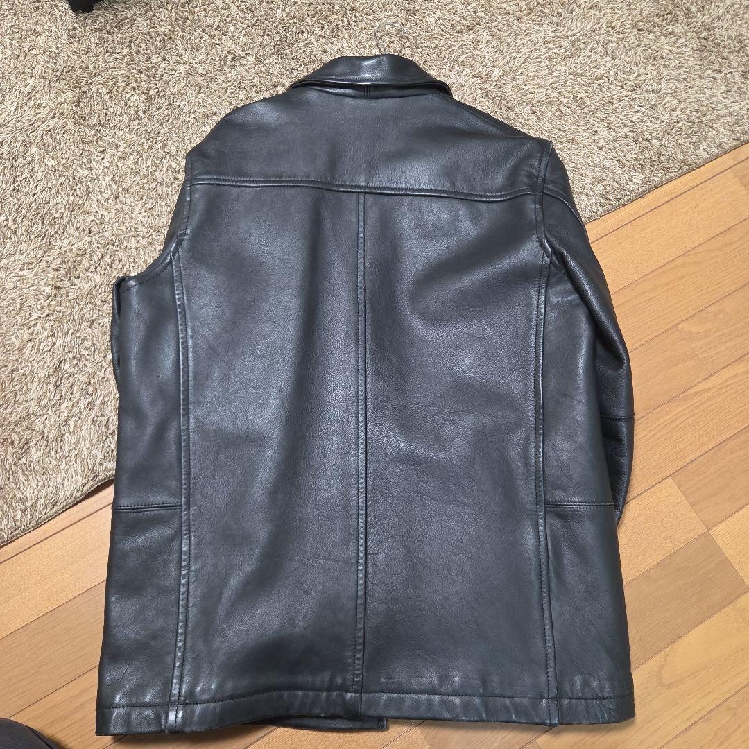 黒 レザージャケット カジュアル