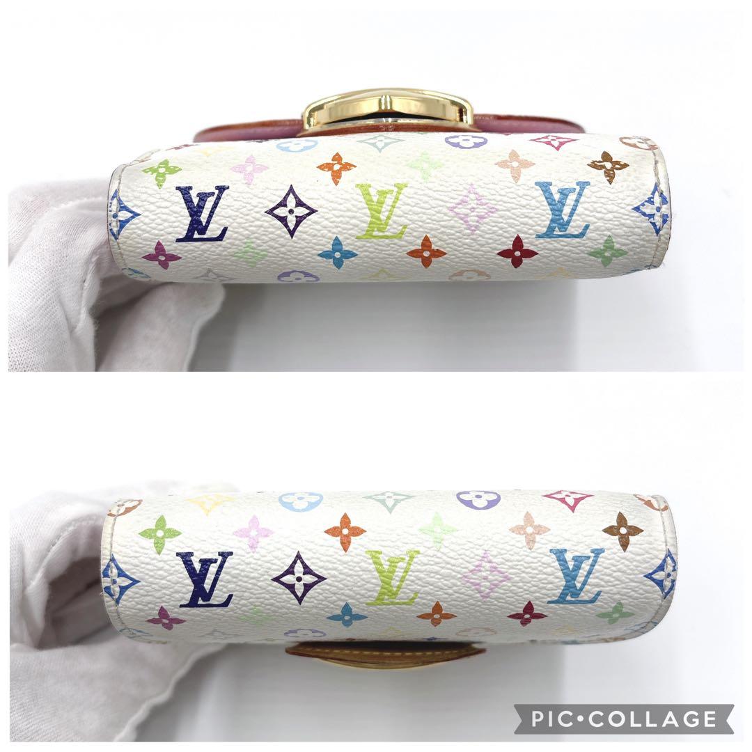 【美品】ルイヴィトン 折り財布 モノグラム マルチカラー ポルトフォイユ ジョイ