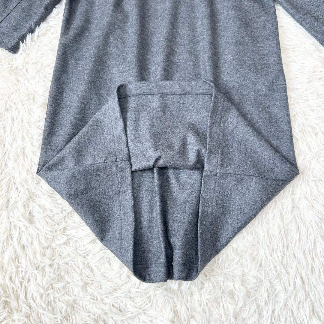 Leilian レリアンホワイトレーベル ドルマンウールワンピース