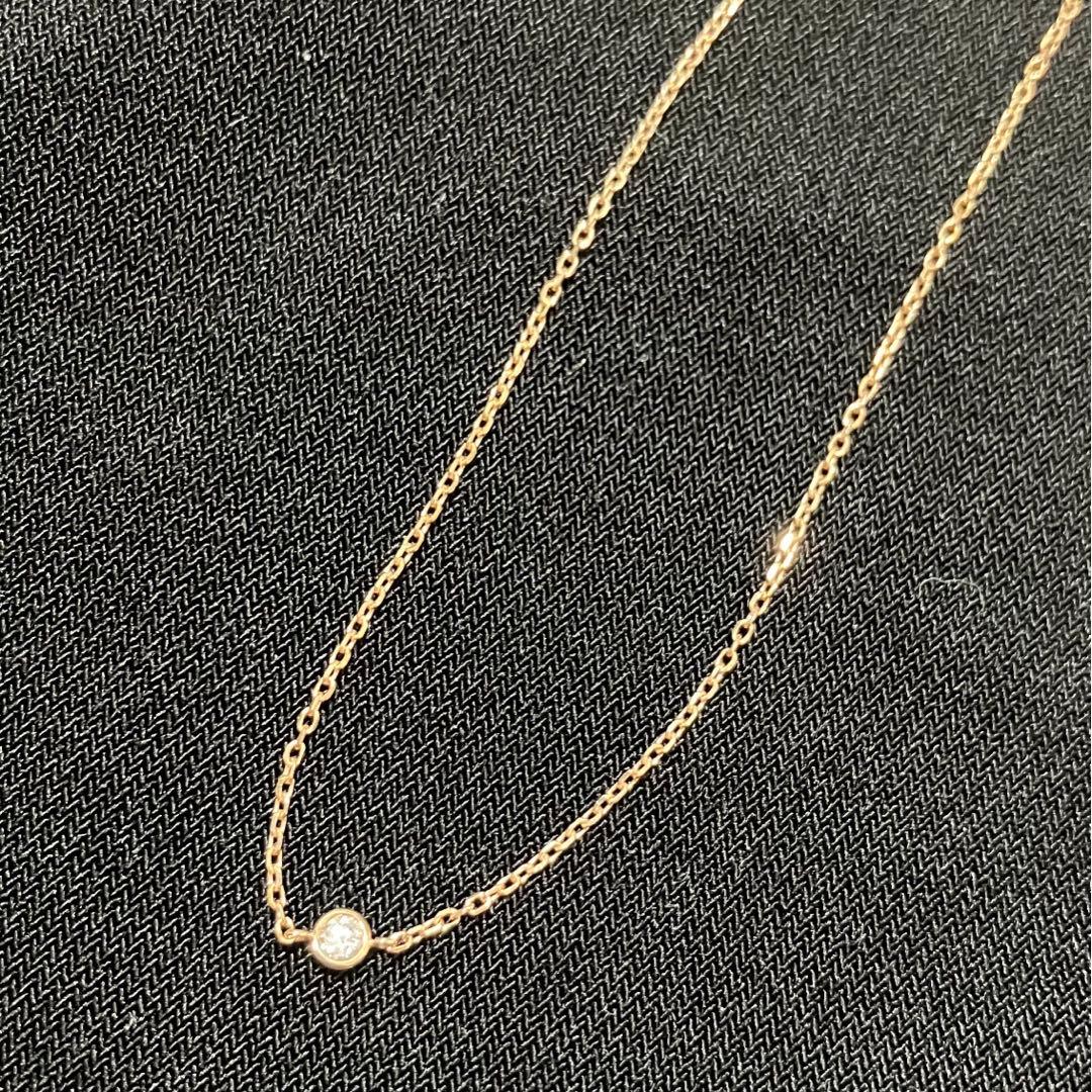 ココシュニック 一粒ダイヤブレスレットK10