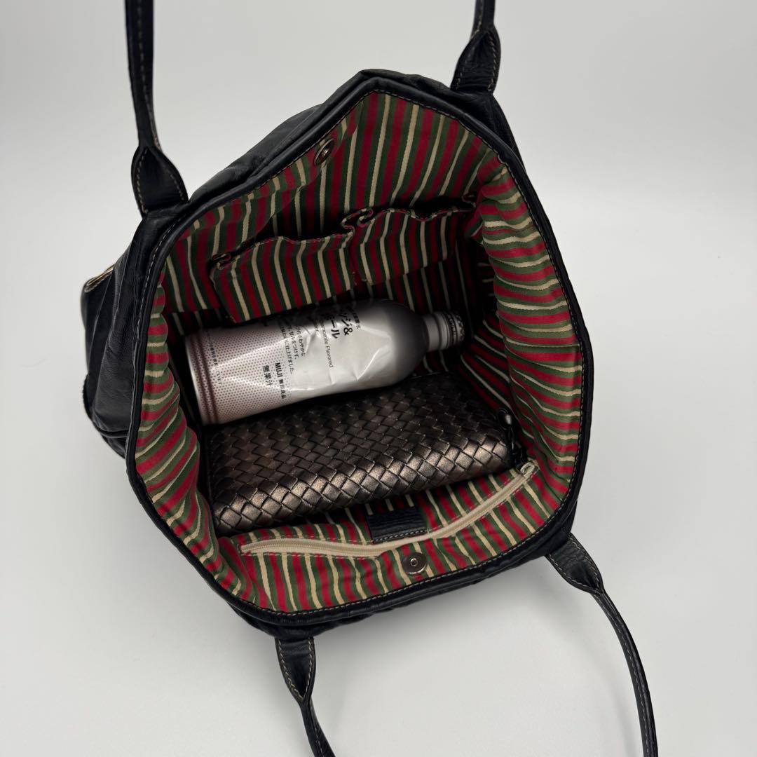 GUCCI グッチ ニューブリット レザー トートバッグ ショルダーバッグ 黒