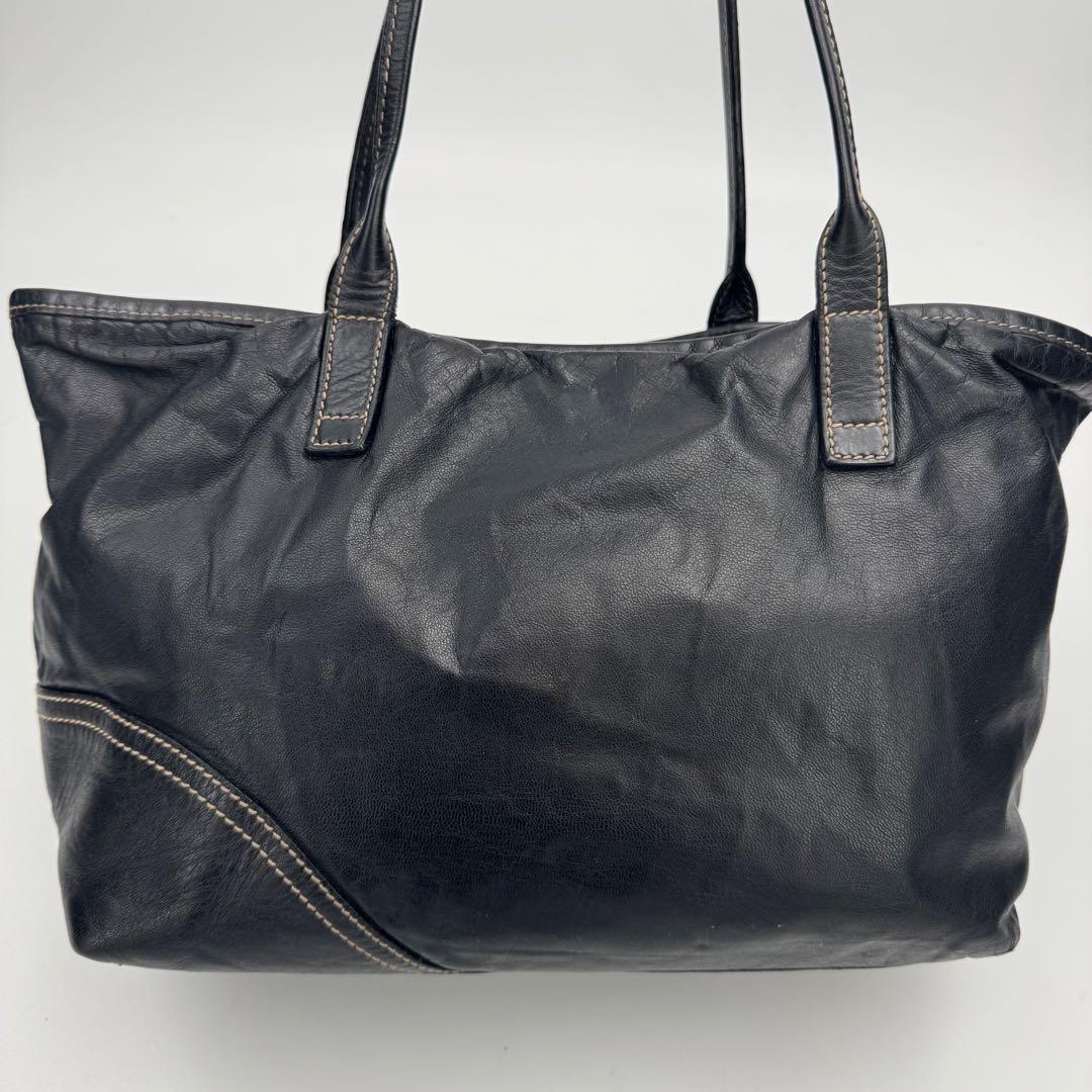 GUCCI グッチ ニューブリット レザー トートバッグ ショルダーバッグ 黒