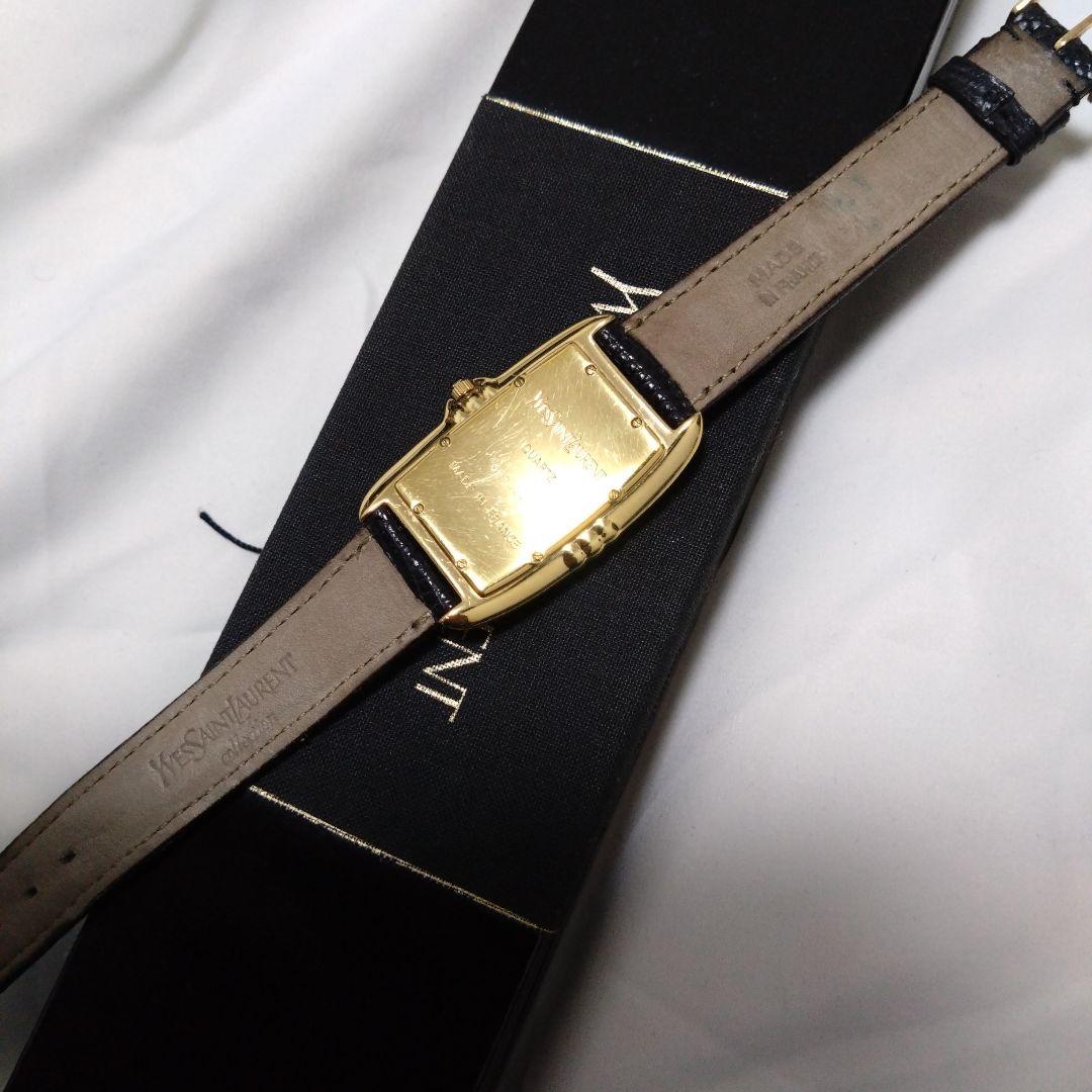 幻　YVES SAINT LAURENT　フランス製　GP　腕時計　スモセコ