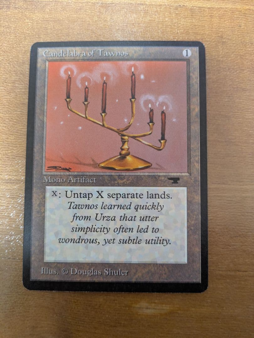 Candelabra of Tawnos　英語1枚