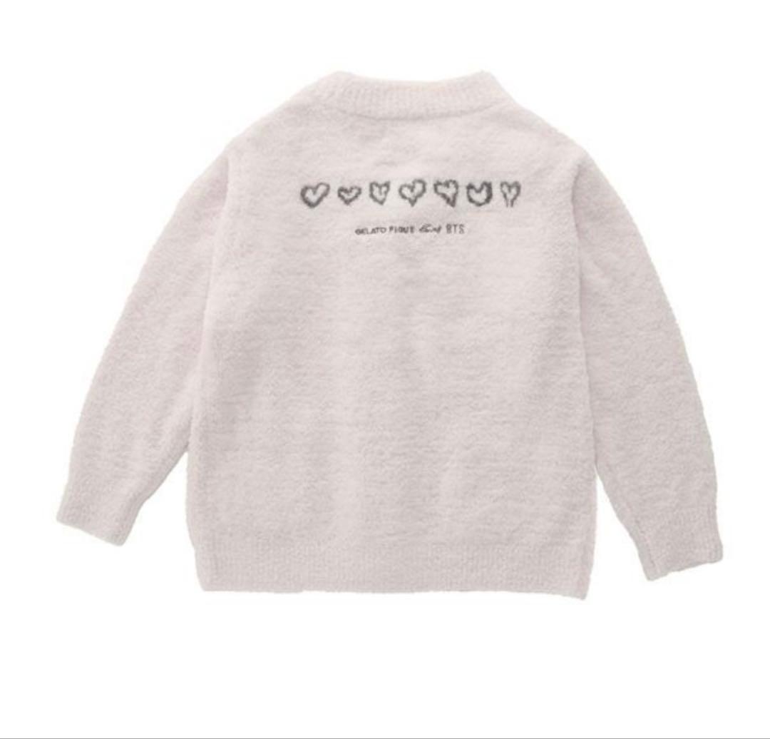 GELATO PIQUE loves BTS カーディガン S-Mサイズ ピンク
