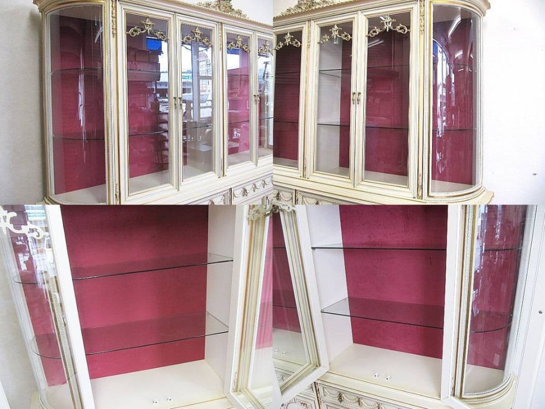 【極上美品】イタリア製 NOVAPLAK 最高級 ロココ様式 キュリオケース