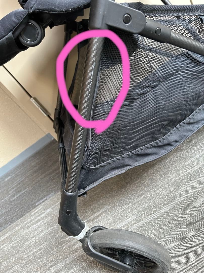 サイベックス　メリオ　ベビーカー　黒 2022年　付属品、説明書あり　美品　AB