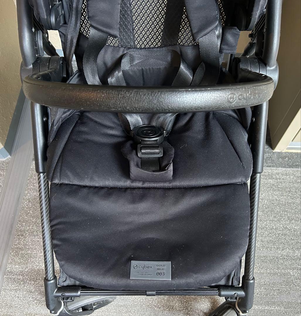 サイベックス　メリオ　ベビーカー　黒 2022年　付属品、説明書あり　美品　AB