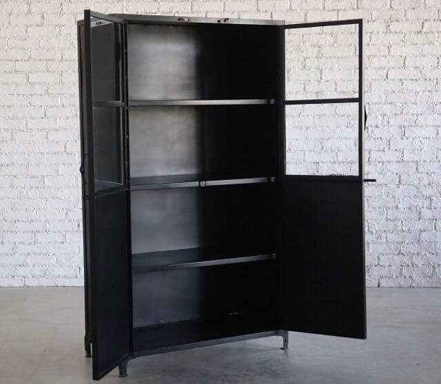 インダストリアルガラスキャビネット