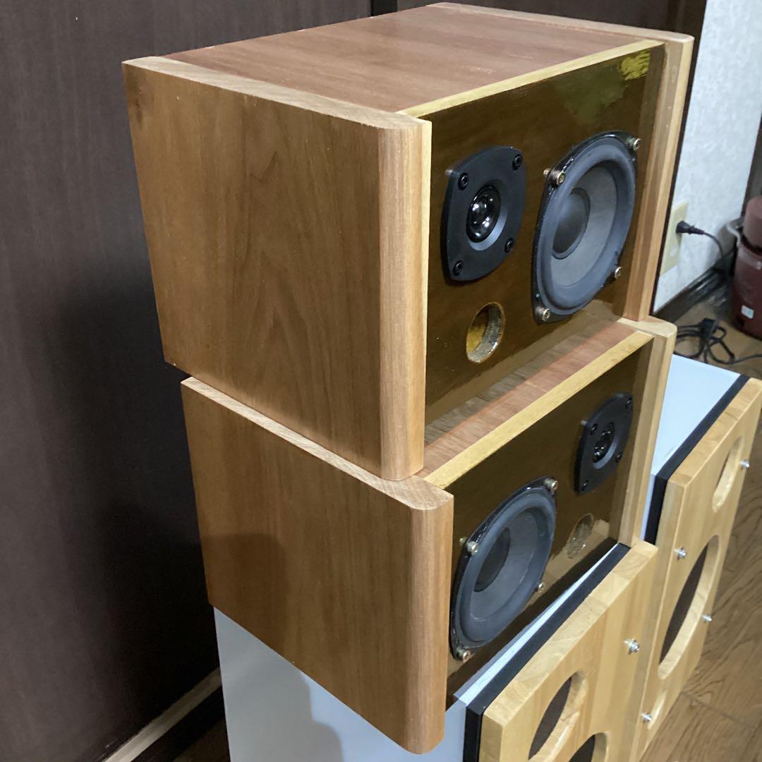 10㎝2way自作スピーカー　Ver.2はネット付で益々ボーズ121ライク