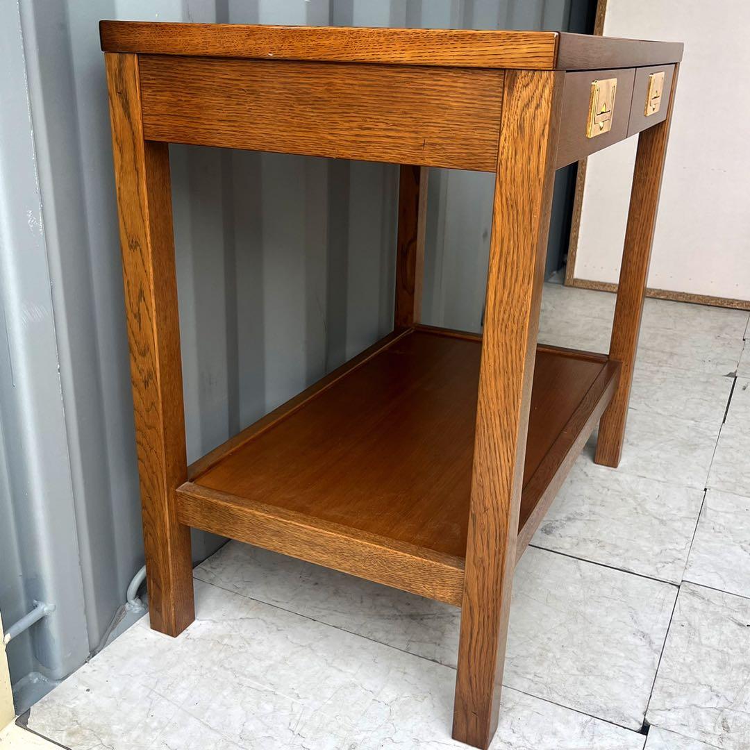 取付無料！カリモク家具 ドマーニ モーガントン 天然木クラシカルサイドテーブル✨