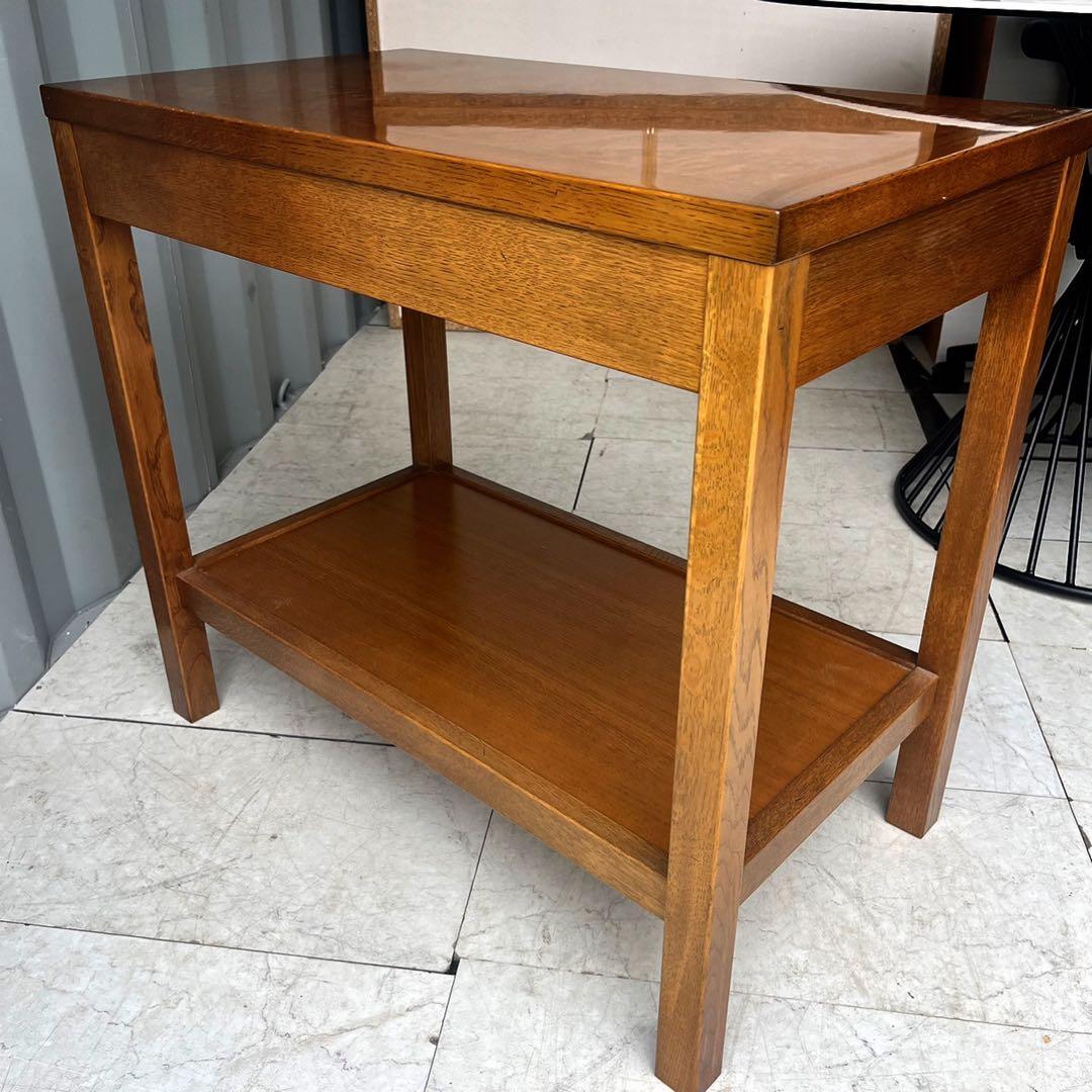 取付無料！カリモク家具 ドマーニ モーガントン 天然木クラシカルサイドテーブル✨