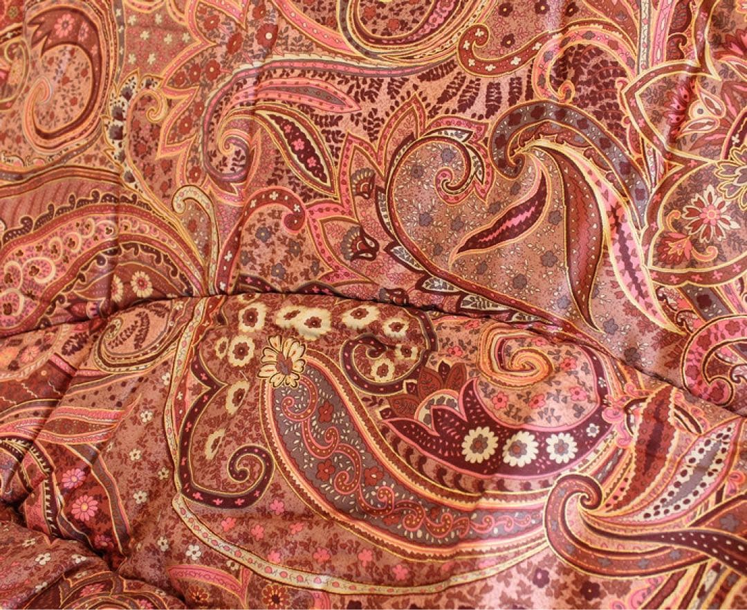 在庫処分★高級布団 こたつ掛敷布団120cm ペーズリー 国産 高級布団