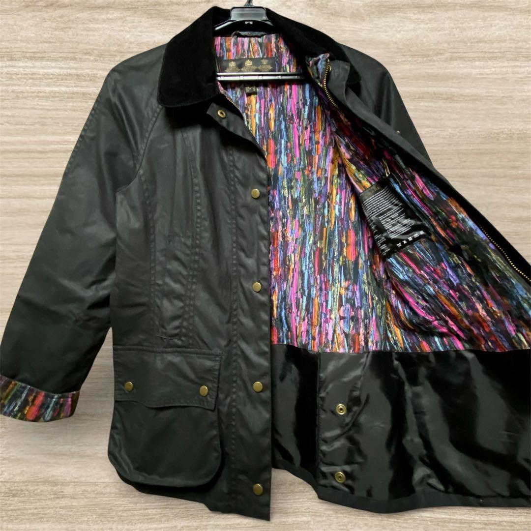 A*M様 超美品 Barbour バブアー ビデイル オイルドジャケット 黒 M