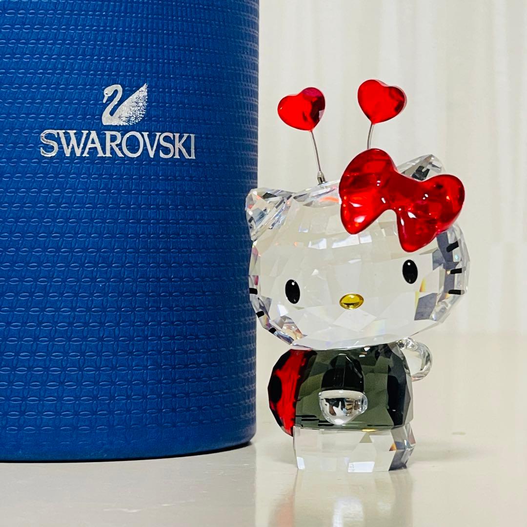 【watarupapa】スワロフスキー ハローキティ てんとう虫