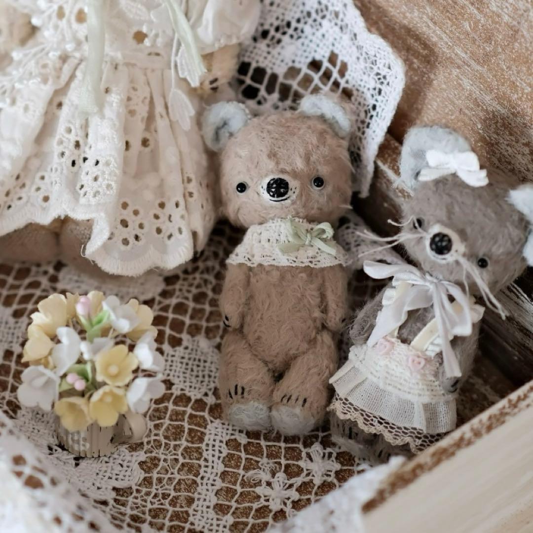小さなくまちゃん テディベア アーティストベア 海外作家様 ハンドメイド