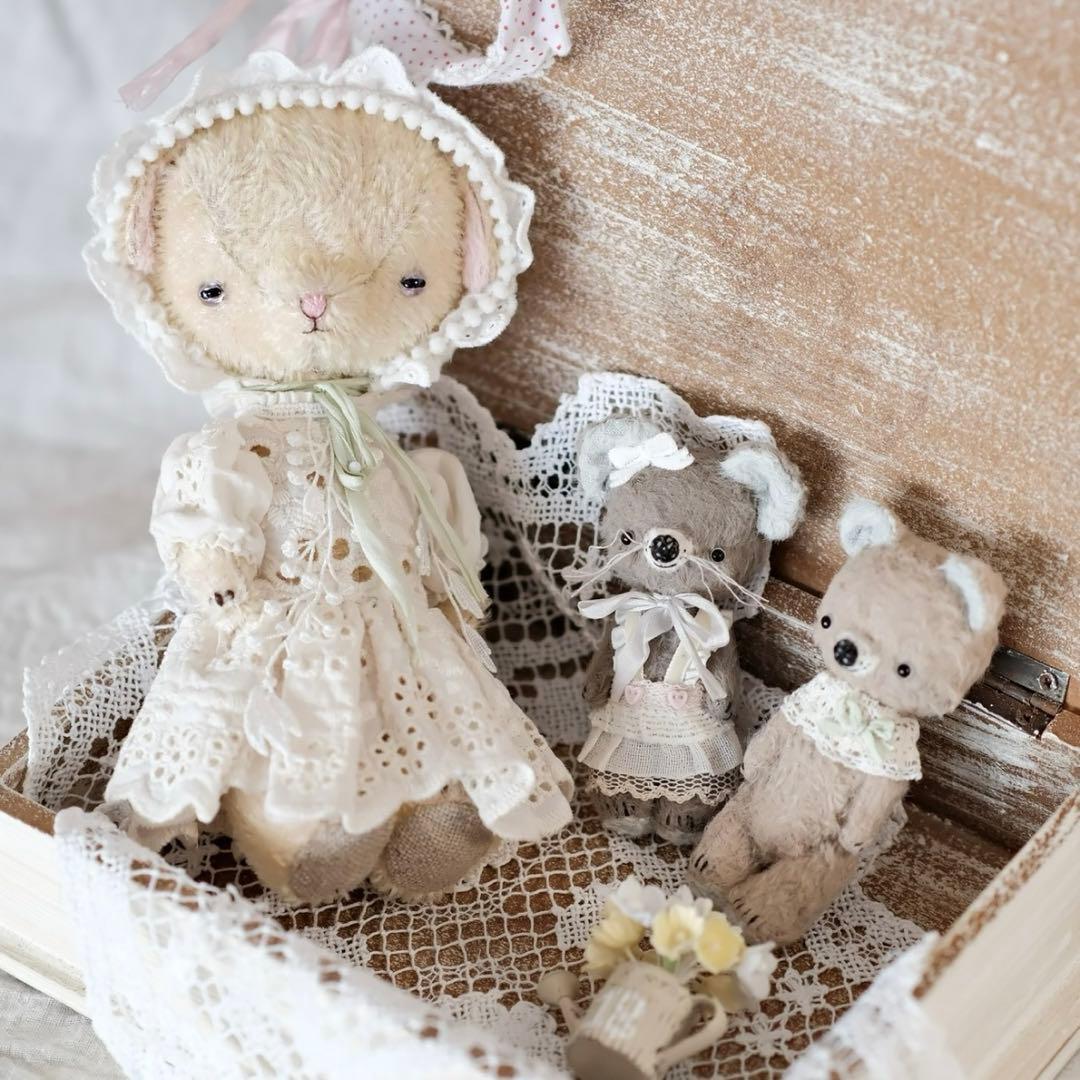 小さなくまちゃん テディベア アーティストベア 海外作家様 ハンドメイド