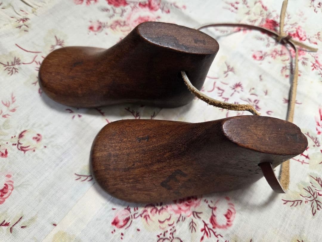 アンティーク木製子供靴型 shoe mold