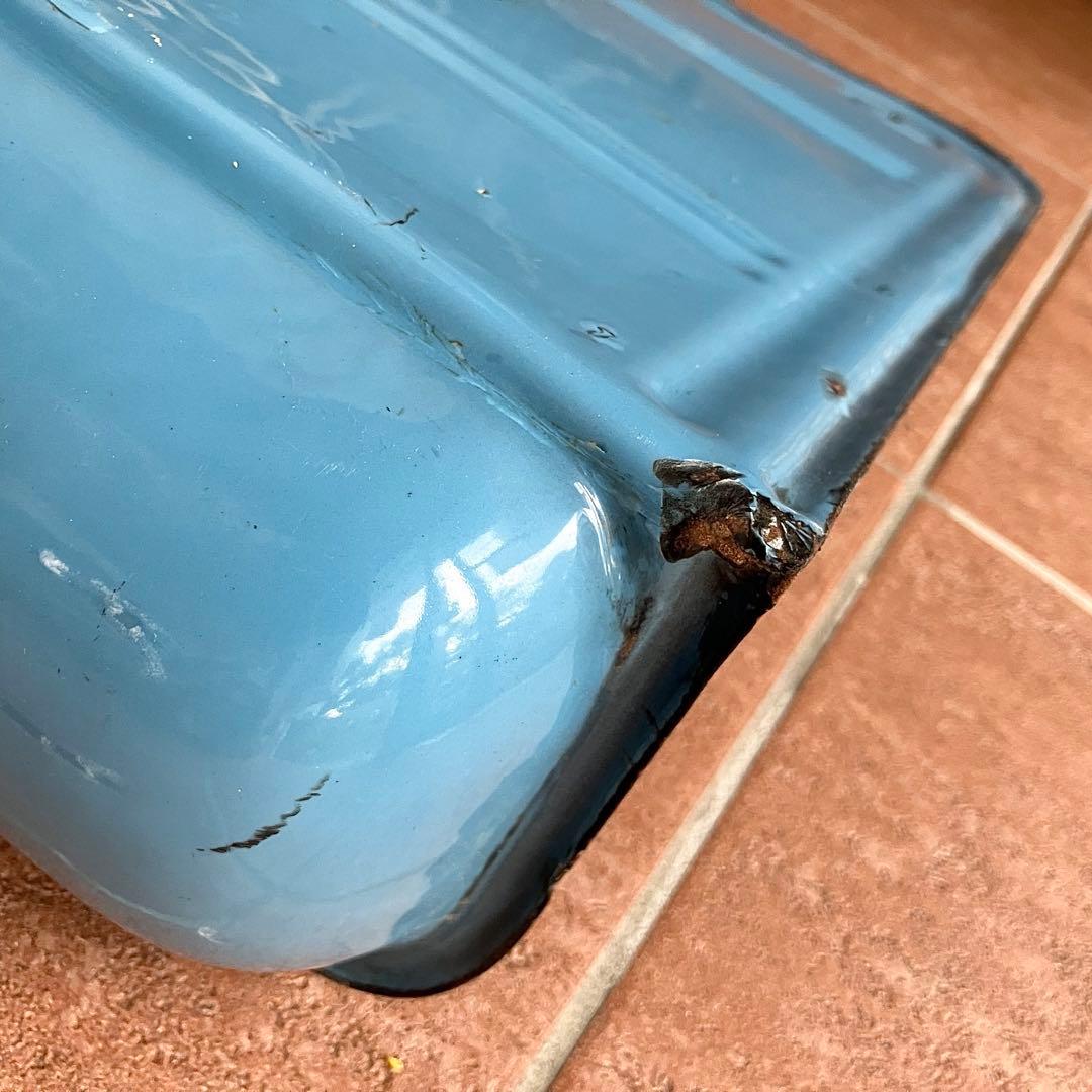 ヴィンテージ エナメル レードル ラック / ホーロー