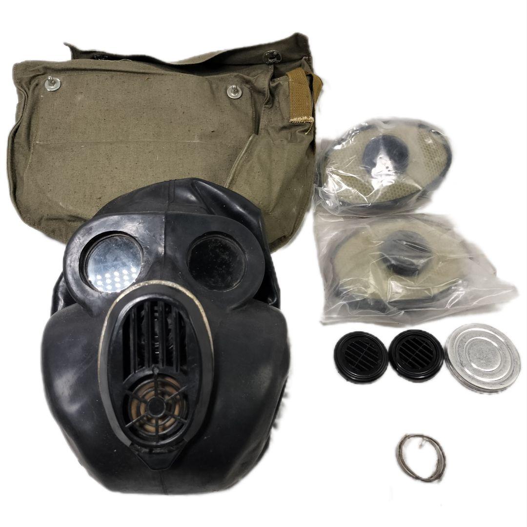 ロシア軍 ソ連 実物 PBF ガスマスク サイズ1 黒