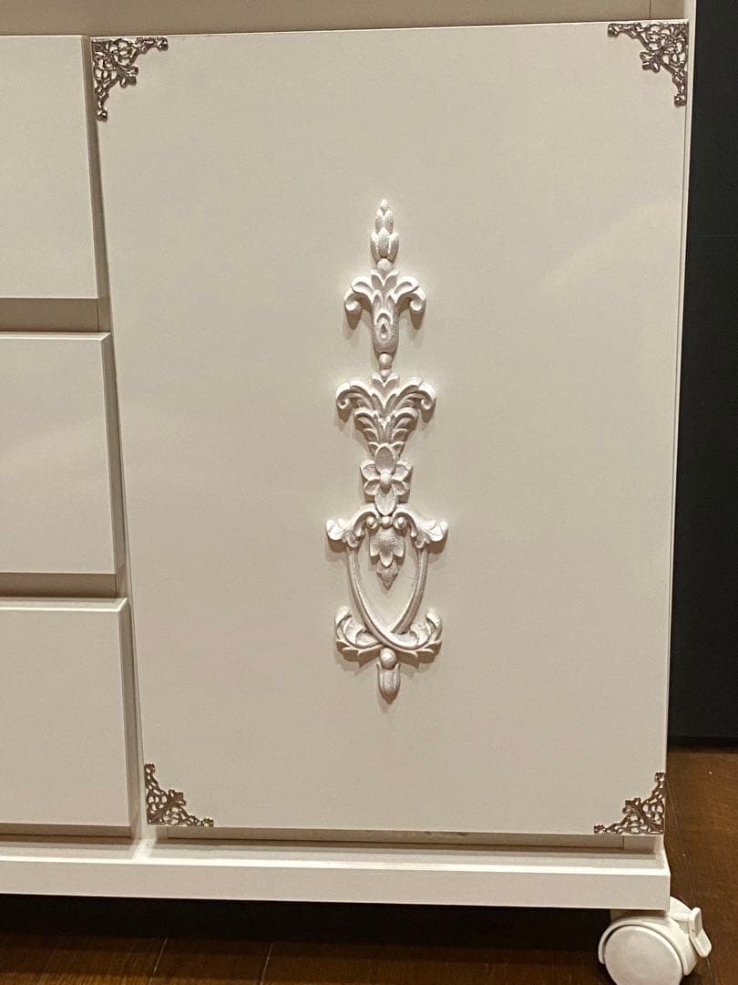 ロココ♦️フレンチアンティーク風♦️コンパクト 多機能♦️ライティングデスク♦️送料込