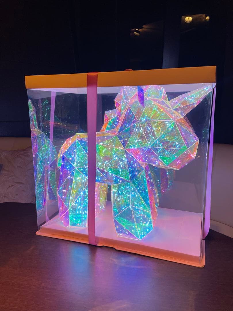 おしゃれライト置物　ユニコーン　未使用品