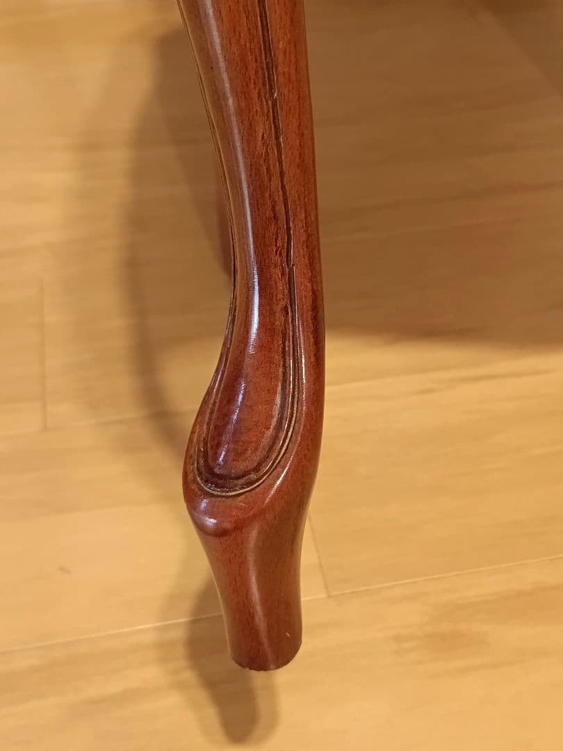 イタリア高級アンティーク調家具 ダイニングチェア リビングチェア 猫脚 A