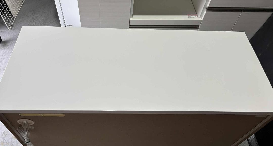 モダン キッチンカウンター、キッチンボード、幅120cm Used/美品