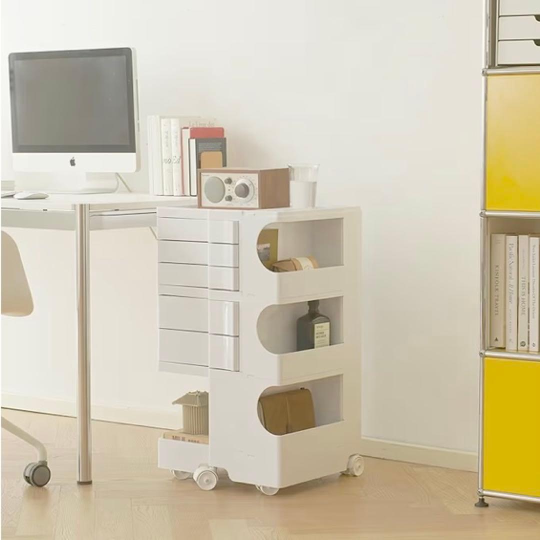 美品◆ボビーワゴン リプロダクト レプリカ　ホワイト　サイドワゴン キャスター