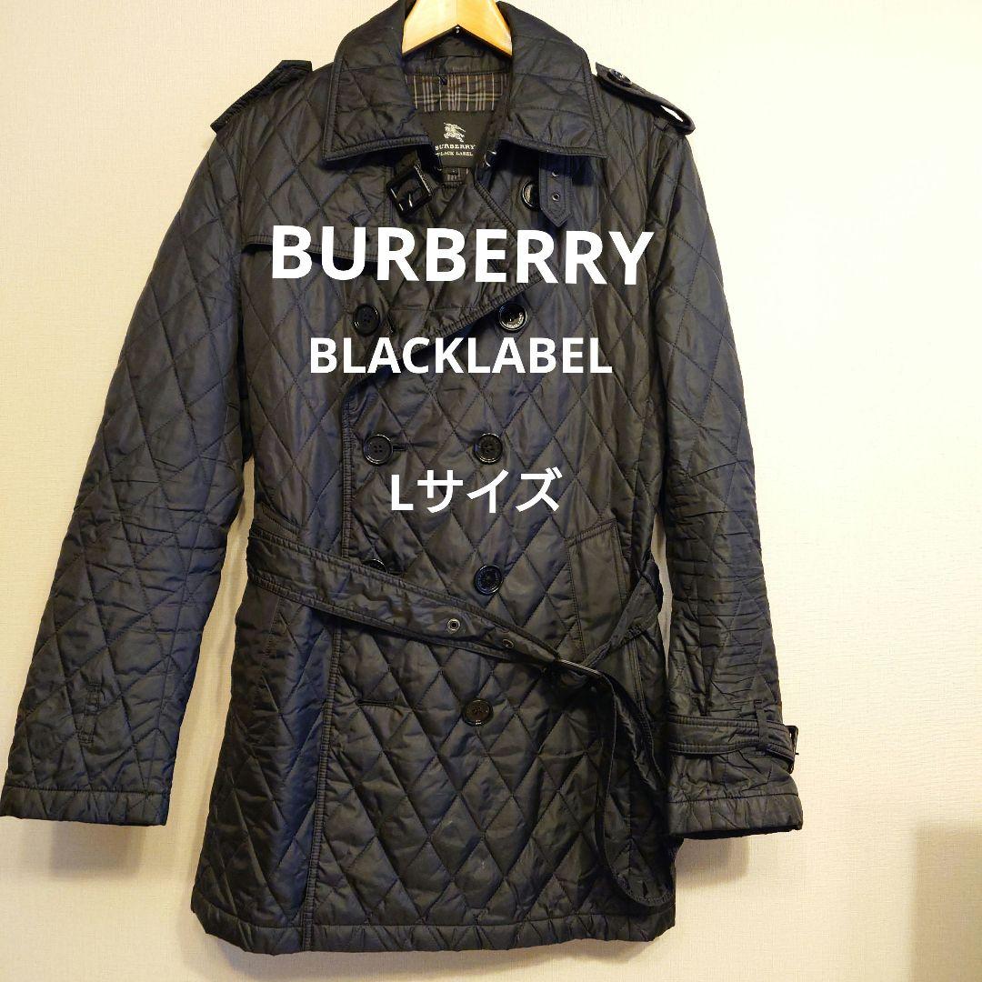 BURBERRY BLACK LABEL キルティングトレンチコート Lサイズ