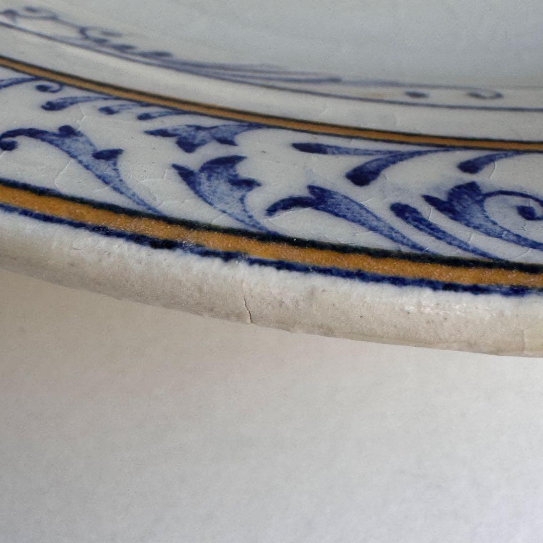 フランスアンティーク　クレイユ　Colbert　ケーキスタンド　コンポティエ