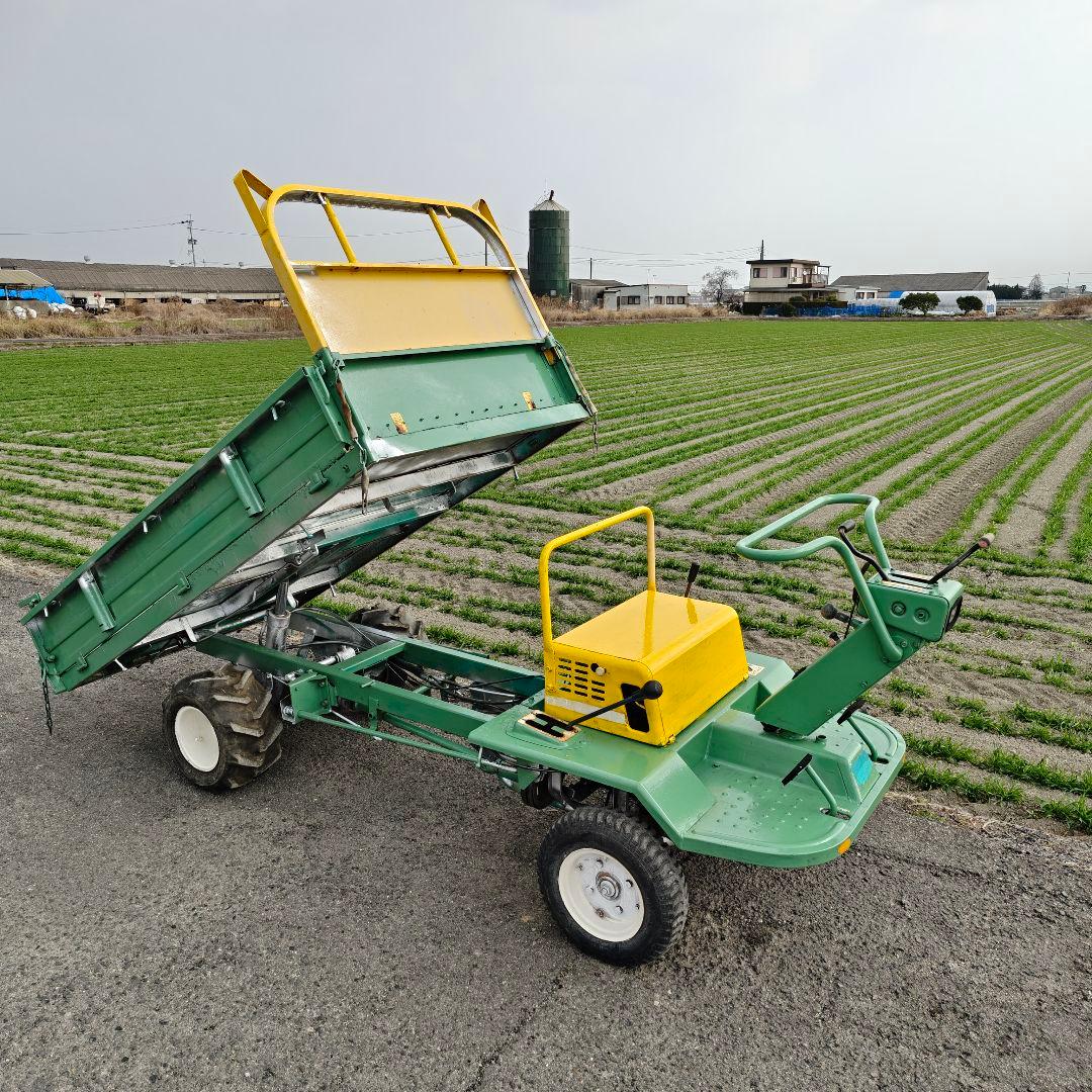 筑水キャニコム 油圧ダンプ 乗用運搬車 ELS642D リコイル式 最大6馬力