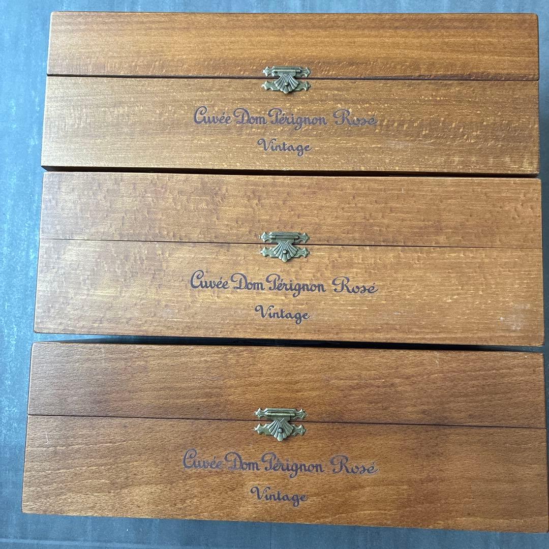 貴重　ロゼ　1988年　ドンペリニョン　空箱3点　外木箱1ドンペリ