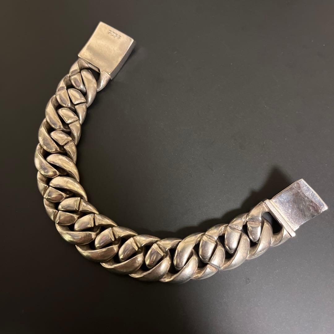 シルバー925 ブレスレット　極太　喜平　ヴィンテージ