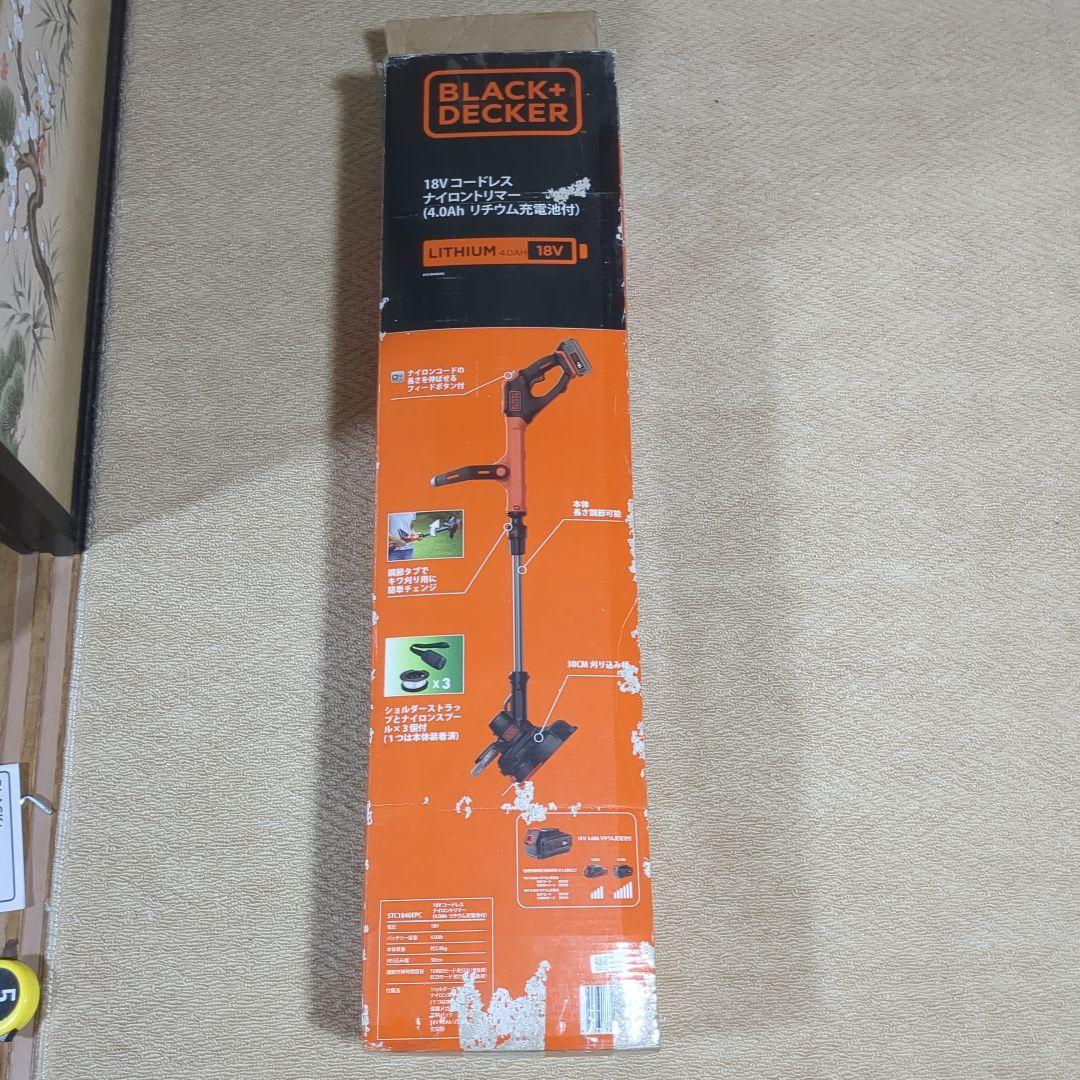 BLACK+DECKER 18V コードレスナイロンリーマー