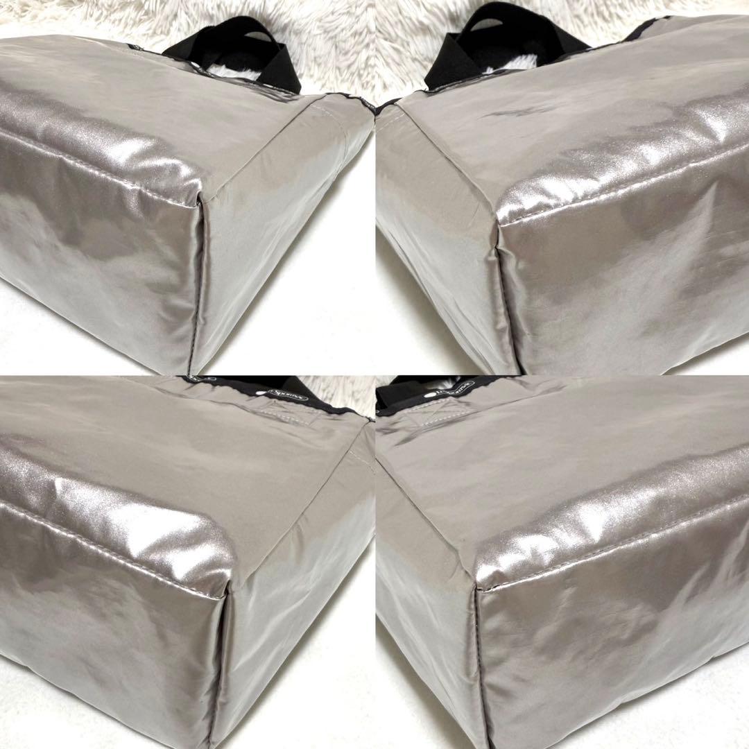 美品 アダムエロペ レスポートサック リバーシブル トート バッグ ブラック