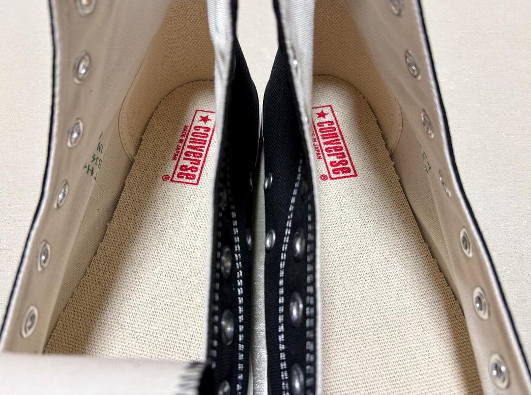 コンバース　日本製　オールスター J　ブラック　HI　27cm